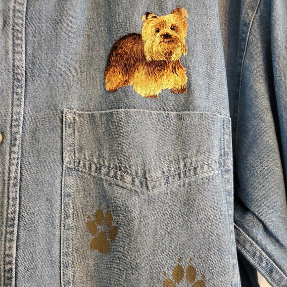 Denim Button Down Shirt - Picture 4 of 4